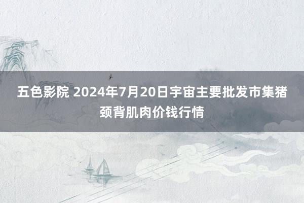 五色影院 2024年7月20日宇宙主要批发市集猪颈背肌肉价钱行情