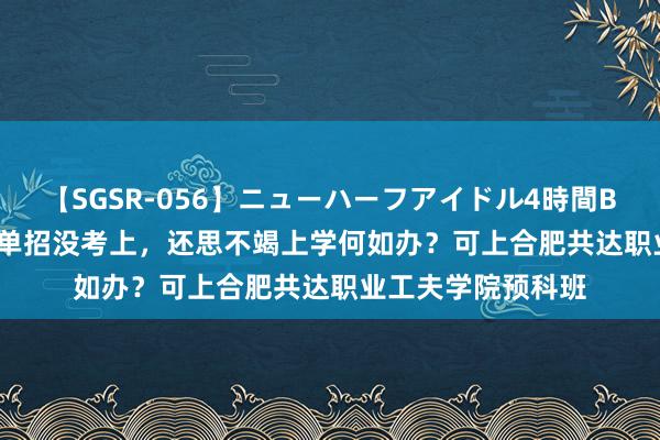 【SGSR-056】ニューハーフアイドル4時間BEST 2024年安徽单招没考上，还思不竭上学何如办？可上合肥共达职业工夫学院预科班