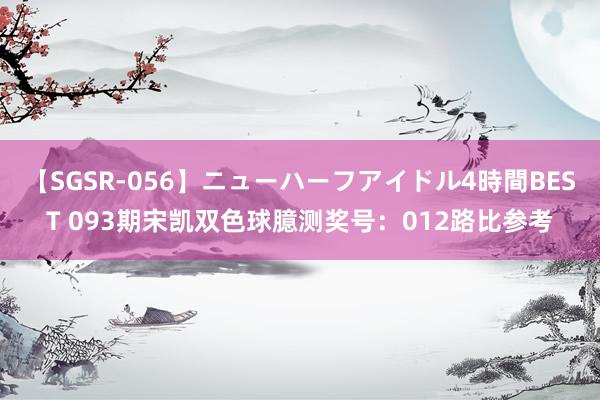 【SGSR-056】ニューハーフアイドル4時間BEST 093期宋凯双色球臆测奖号：012路比参考