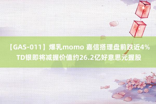 【GAS-011】爆乳momo 嘉信搭理盘前跌近4% TD银即将减握价值约26.2亿好意思元握股